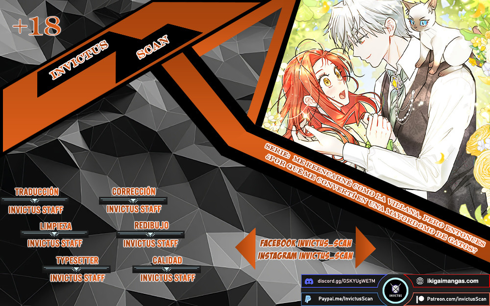 ¿Si Reencarné Como Villana Por Qué Me Convertí En Una Mayordomo De Gatos? Capítulo 11 - Page 1