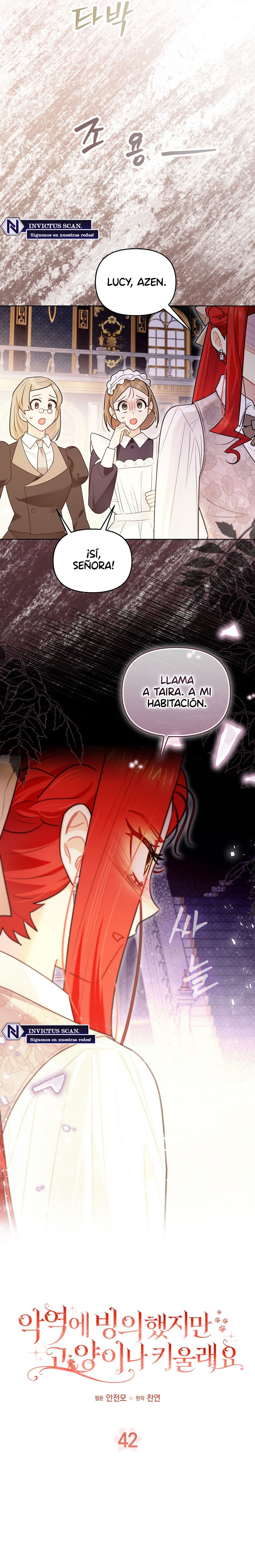 ¿Si Reencarné Como Villana Por Qué Me Convertí En Una Mayordomo De Gatos? Capítulo 42 - Page 6