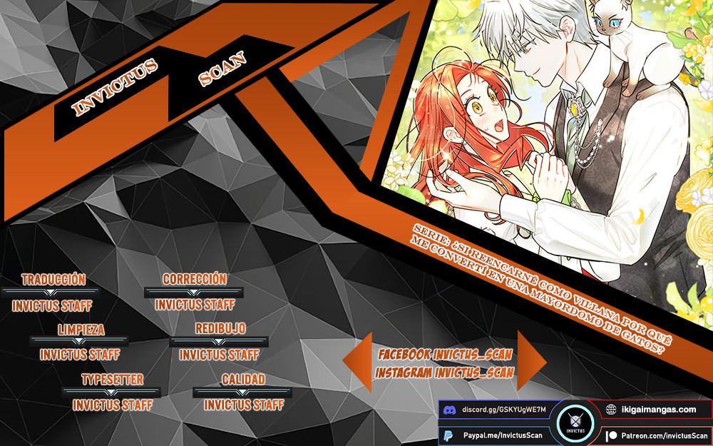 ¿Si Reencarné Como Villana Por Qué Me Convertí En Una Mayordomo De Gatos? Capítulo 47 - Page 1