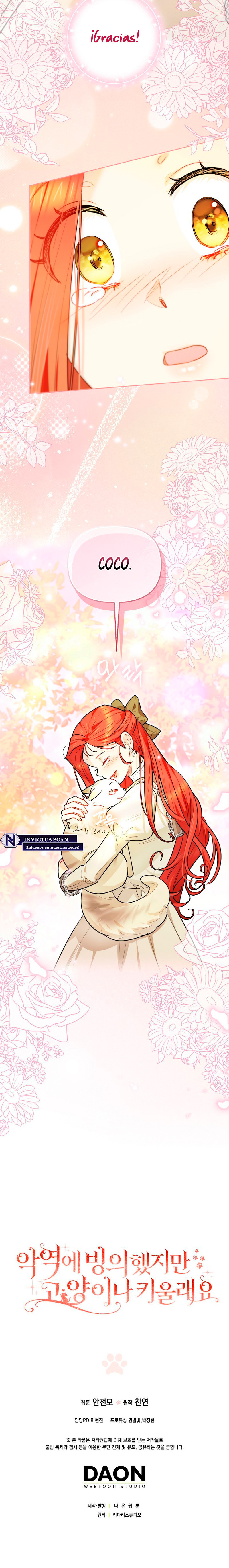 ¿Si Reencarné Como Villana Por Qué Me Convertí En Una Mayordomo De Gatos? Capítulo 47 - Page 9