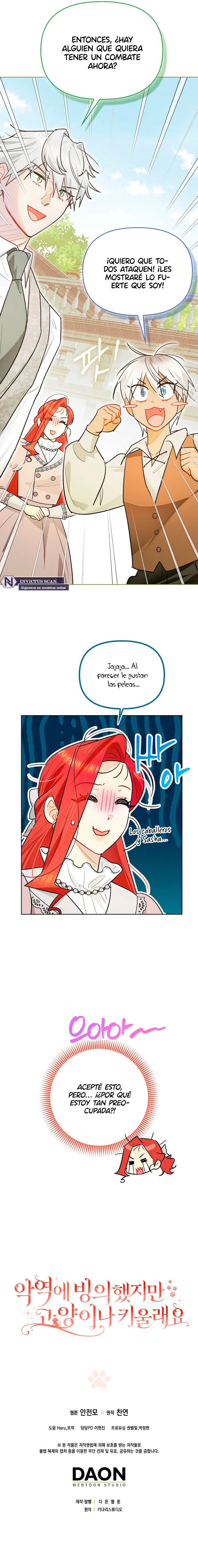 ¿Si Reencarné Como Villana Por Qué Me Convertí En Una Mayordomo De Gatos? Capítulo 55 - Page 9