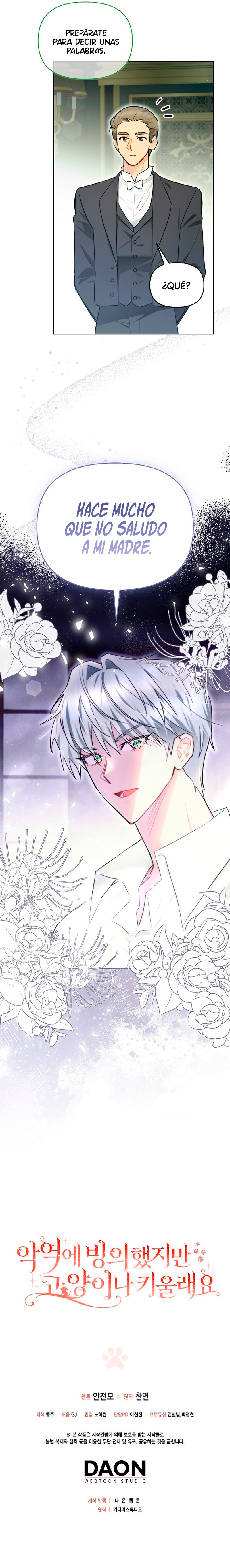 ¿Si Reencarné Como Villana Por Qué Me Convertí En Una Mayordomo De Gatos? Capítulo 9 - Page 13