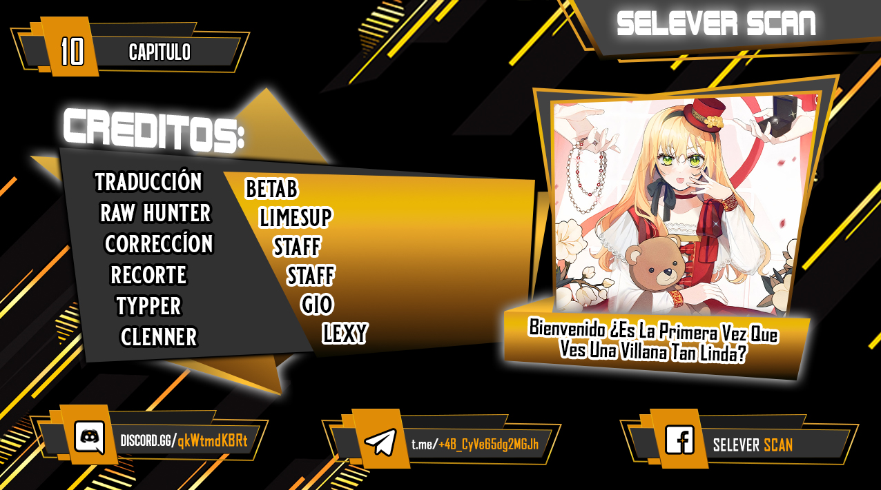 Bienvenido ¿Es la Primera vez que ves a una Villana tan Linda? Capítulo 10 - Page 1