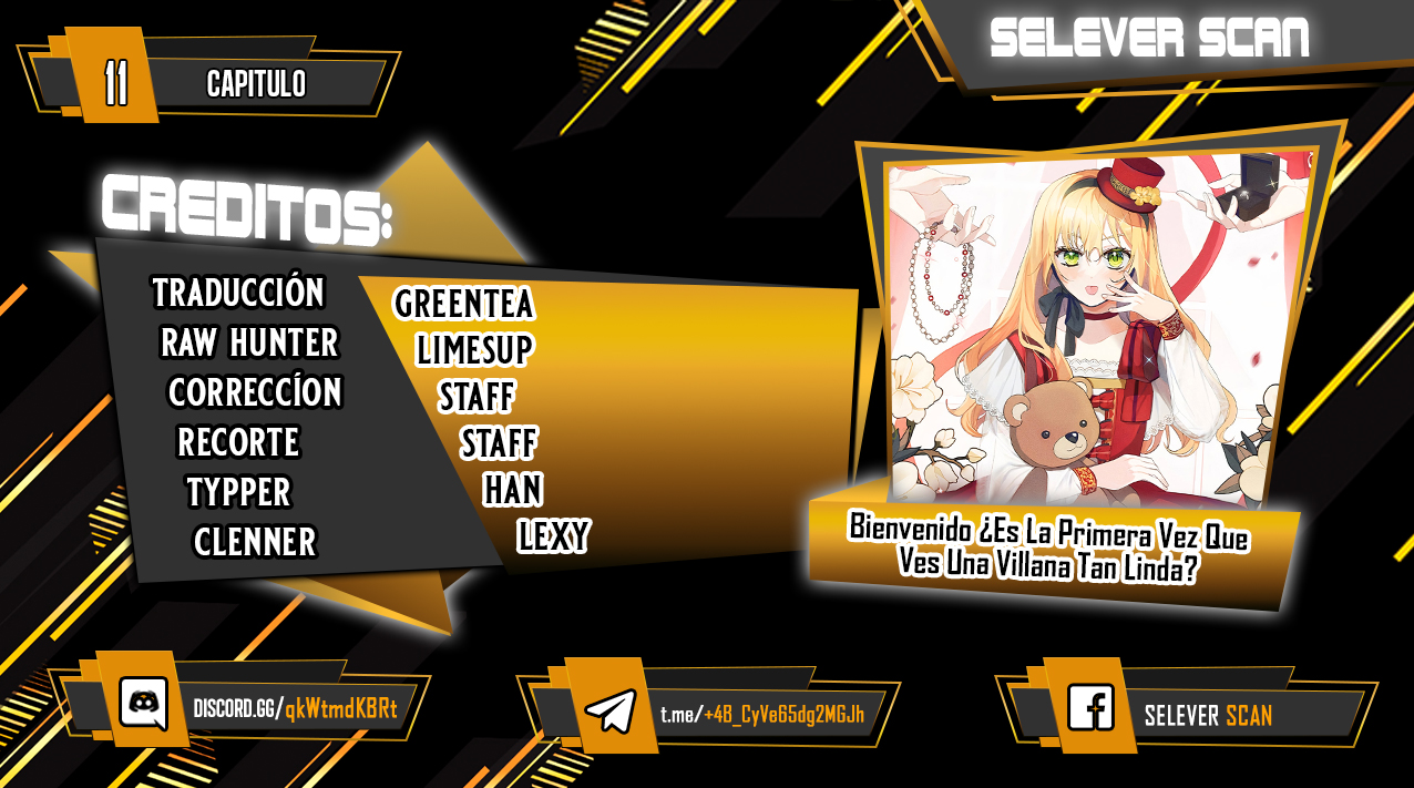 Bienvenido ¿Es la Primera vez que ves a una Villana tan Linda? Capítulo 11 - Page 1