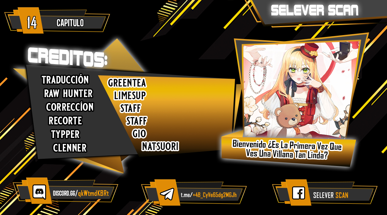 Bienvenido ¿Es la Primera vez que ves a una Villana tan Linda? Capítulo 14 - Page 1