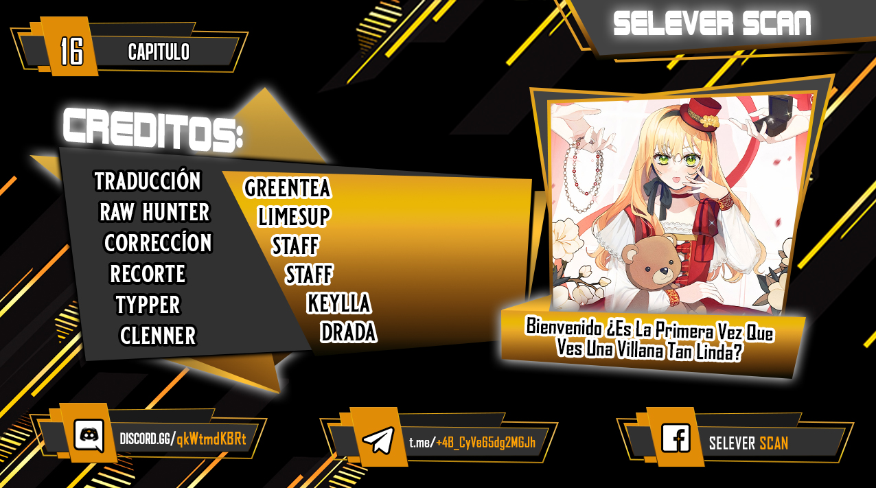 Bienvenido ¿Es la Primera vez que ves a una Villana tan Linda? Capítulo 16 - Page 1