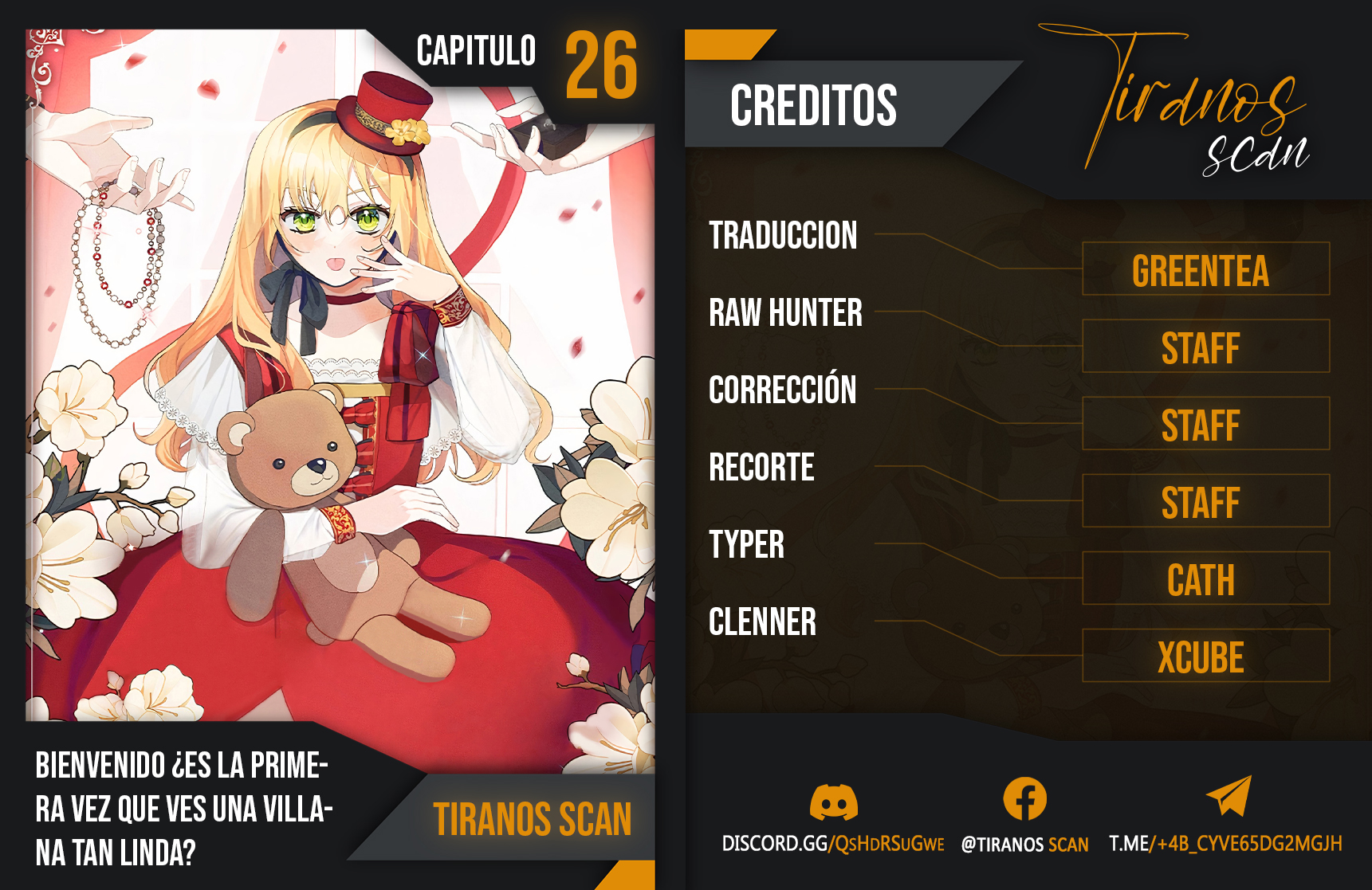 Bienvenido ¿Es la Primera vez que ves a una Villana tan Linda? Capítulo 26 - Page 1