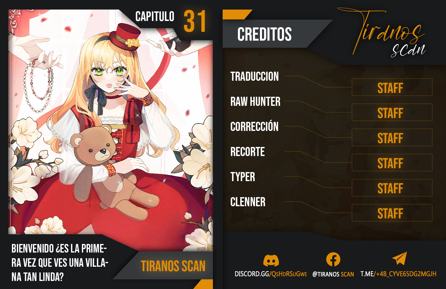 Bienvenido ¿Es la Primera vez que ves a una Villana tan Linda? Capítulo 31 - Page 1