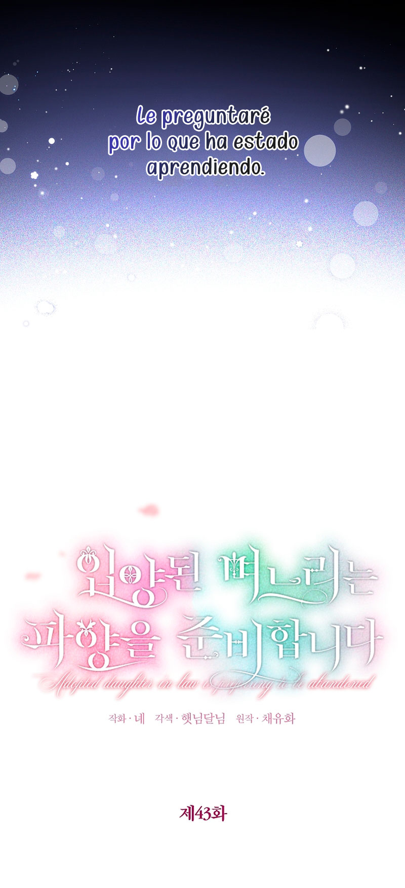 La futura nuera se prepara para la adopción Capítulo 43 - Page 16