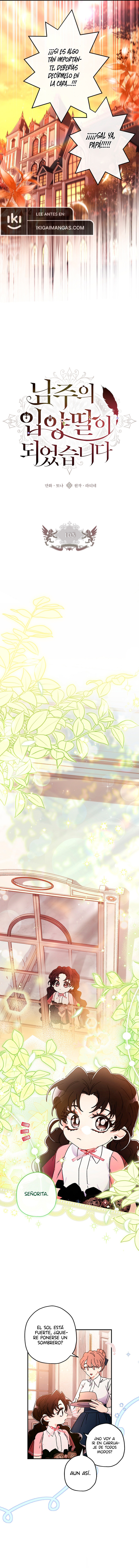 Me Convertí En La Hija Adoptiva Del Protagonista Masculino Capítulo 103 - Page 7