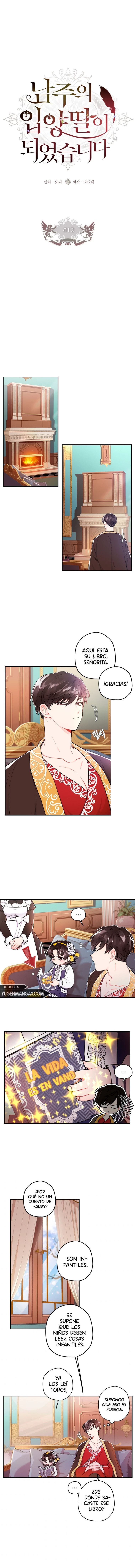 Me Convertí En La Hija Adoptiva Del Protagonista Masculino Capítulo 12 - Page 1