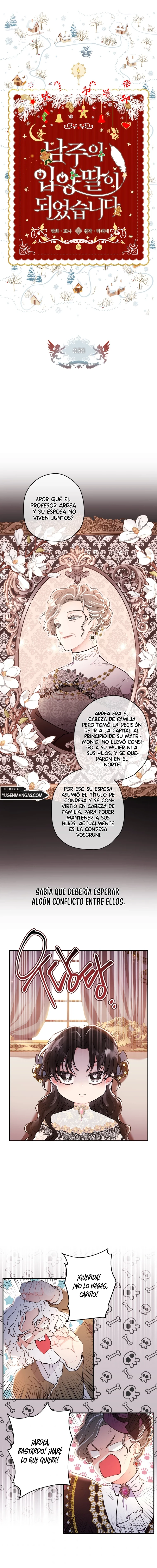 Me Convertí En La Hija Adoptiva Del Protagonista Masculino Capítulo 38 - Page 1