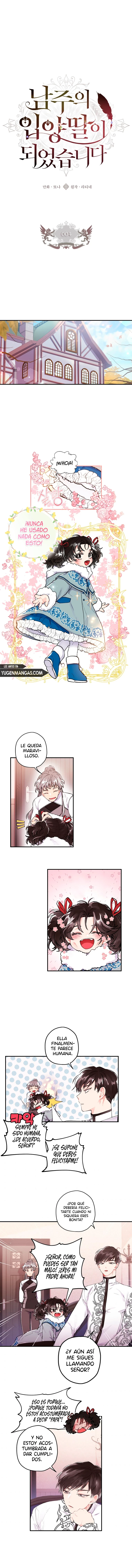 Me Convertí En La Hija Adoptiva Del Protagonista Masculino Capítulo 4 - Page 1