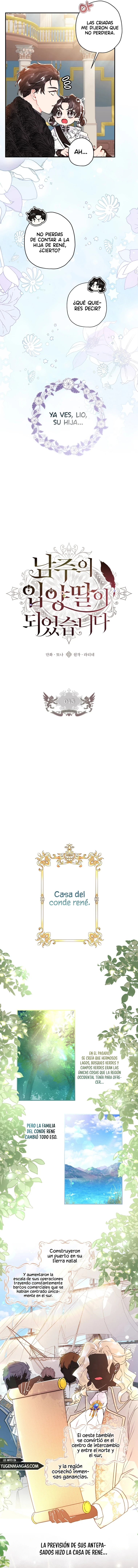 Me Convertí En La Hija Adoptiva Del Protagonista Masculino Capítulo 43 - Page 3