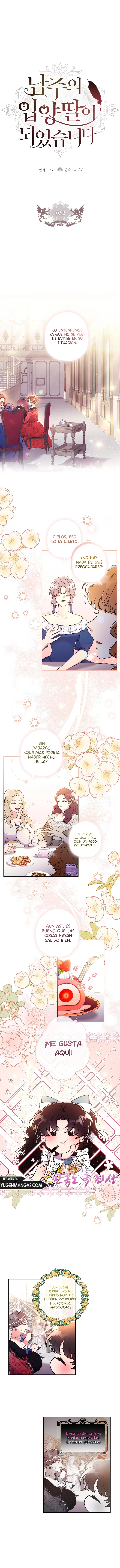 Me Convertí En La Hija Adoptiva Del Protagonista Masculino Capítulo 52 - Page 1