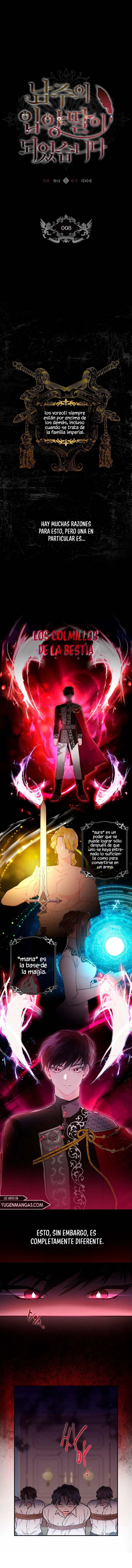 Me Convertí En La Hija Adoptiva Del Protagonista Masculino Capítulo 8 - Page 1