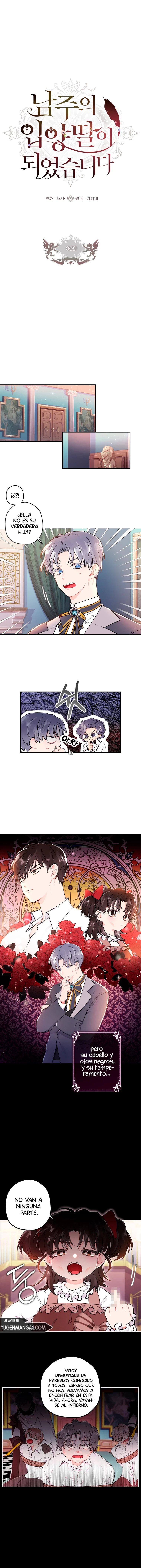 Me Convertí En La Hija Adoptiva Del Protagonista Masculino Capítulo 9 - Page 1