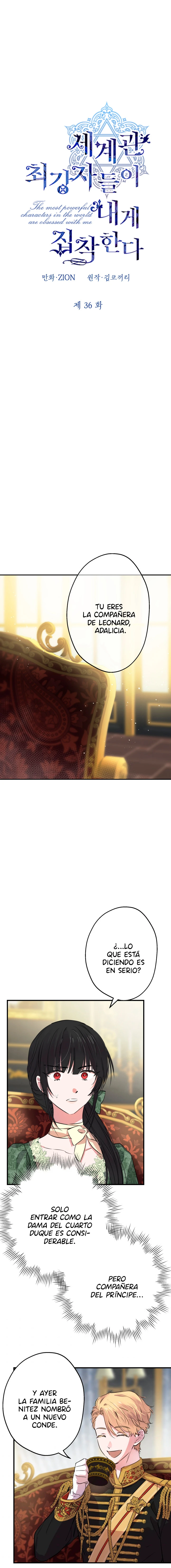Los Personajes Más Fuertes Del Mundo Están Obsesionados Conmigo Capítulo 36 - Page 3