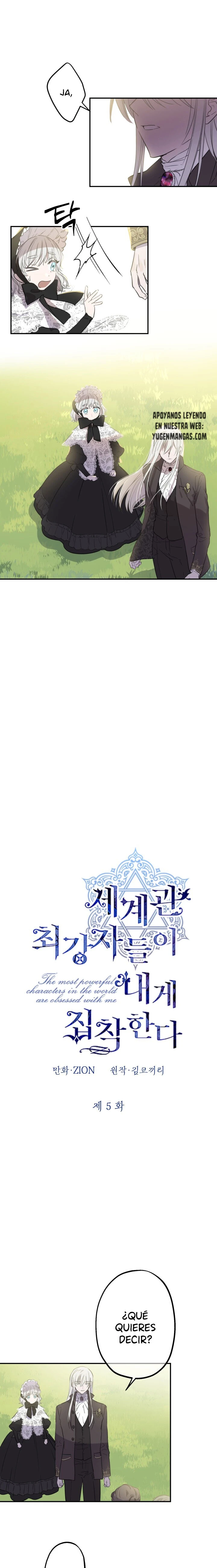 Los Personajes Más Fuertes Del Mundo Están Obsesionados Conmigo Capítulo 5 - Page 3
