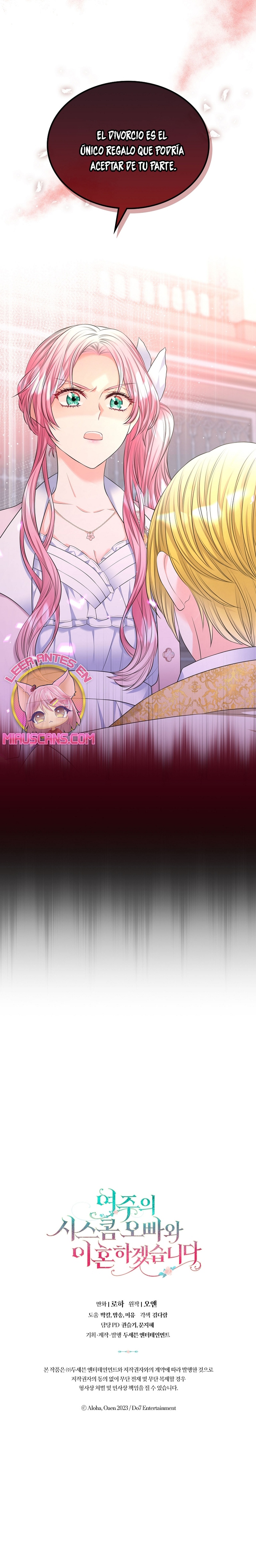 Me divorciaré del hermano Siscon de la protagonista femenina Capítulo 35 - Page 32