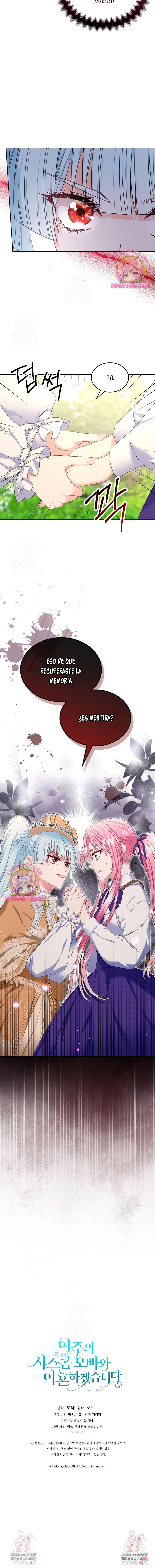 Me divorciaré del hermano Siscon de la protagonista femenina Capítulo 79 - Page 23