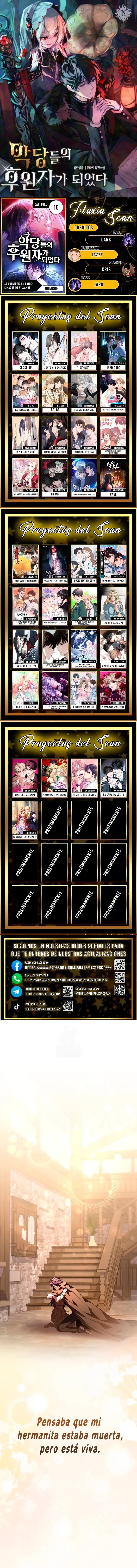 Se convirtió en patrocinador de villanos Capítulo 10 - Page 1