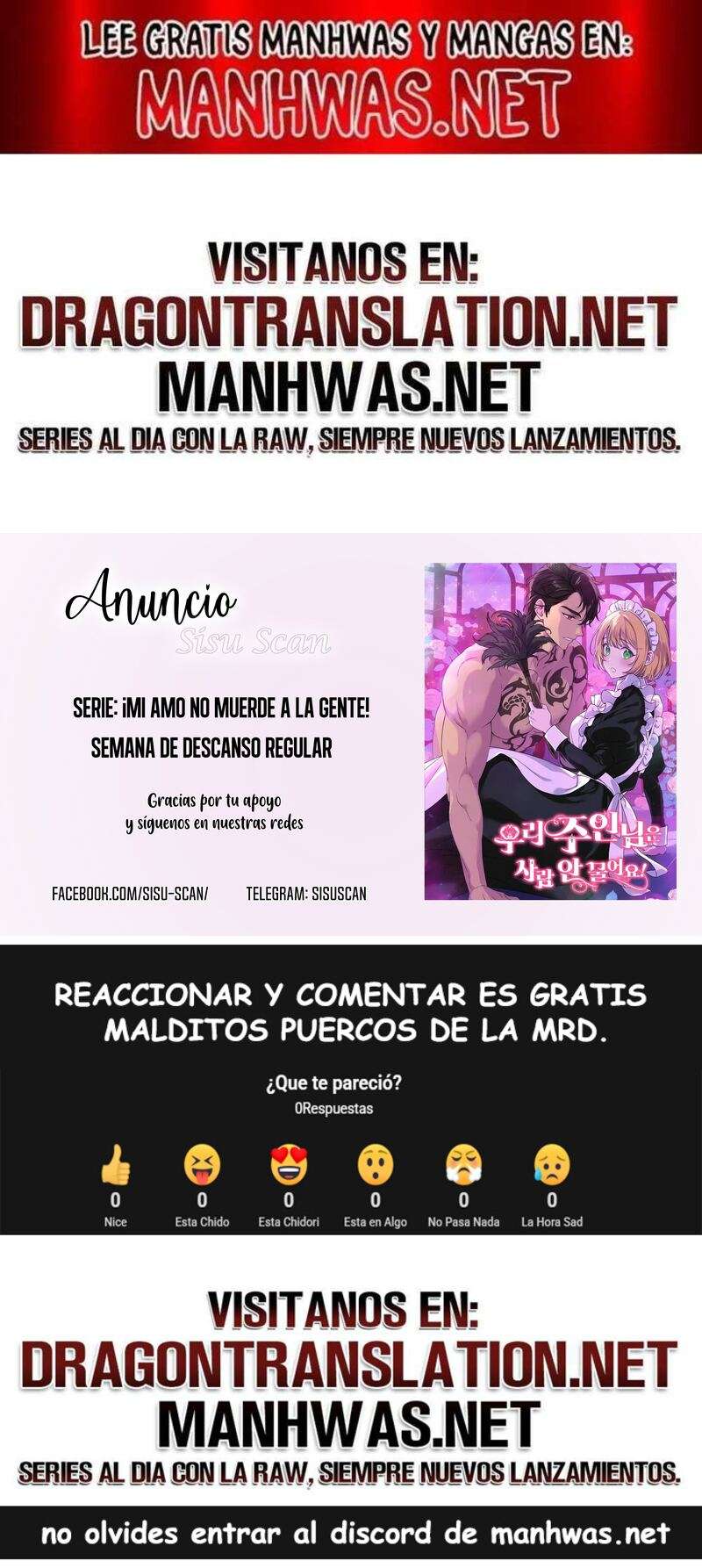 ¡Mi amo no muerde a la gente! Capítulo 14.1 - Page 1