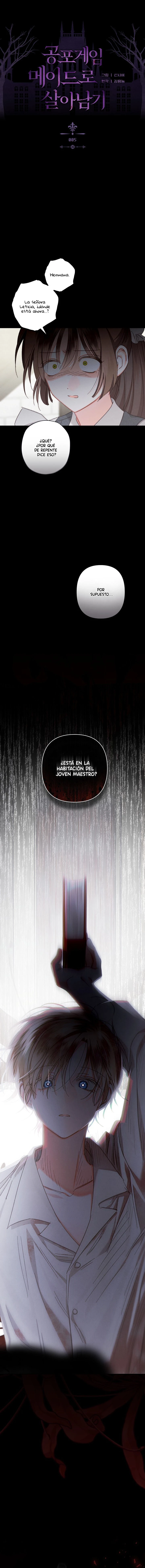 Sobreviviendo Como Una Sirvienta En Un Juego De Terror Capítulo 5 - Page 1