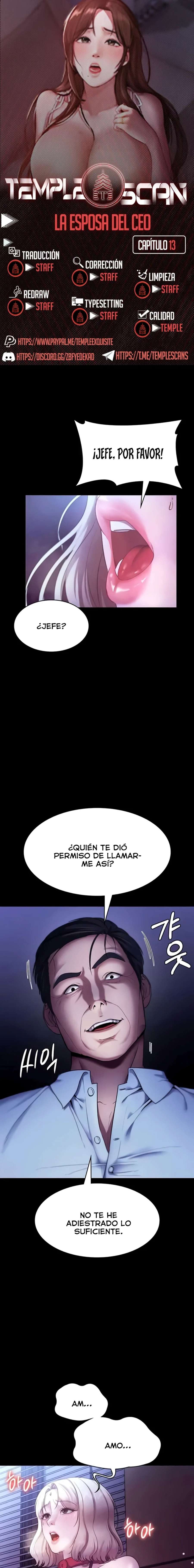 La esposa del jefe Capítulo 13 - Page 1