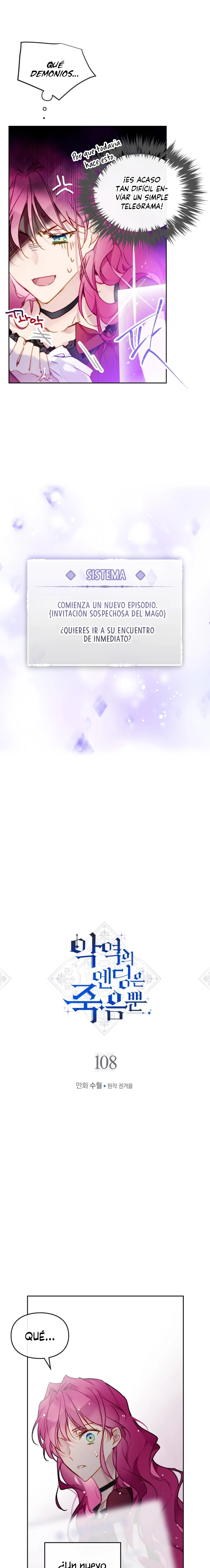 El Único Final De La Villana Es La Muerte Capítulo 108 - Page 3