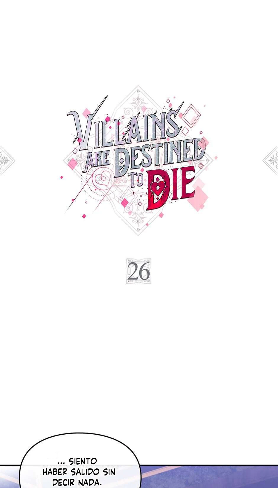 El Único Final De La Villana Es La Muerte Capítulo 26 - Page 1