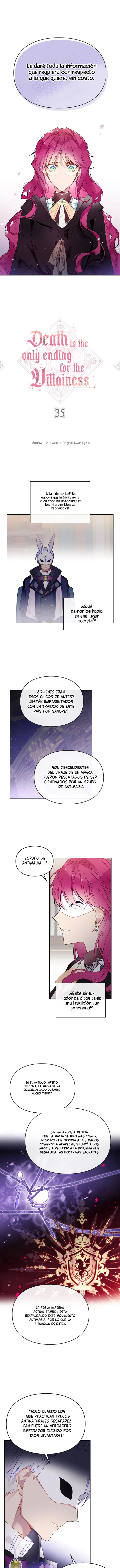 El Único Final De La Villana Es La Muerte Capítulo 35 - Page 1