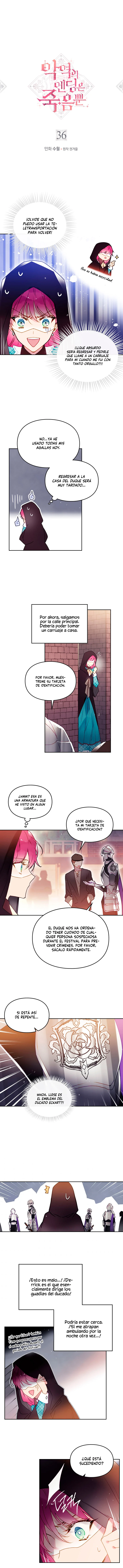 El Único Final De La Villana Es La Muerte Capítulo 36 - Page 1