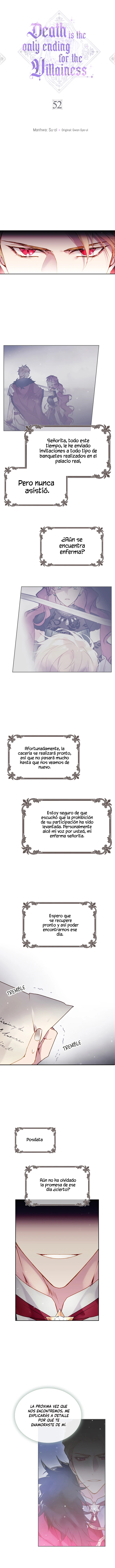 El Único Final De La Villana Es La Muerte Capítulo 52 - Page 1