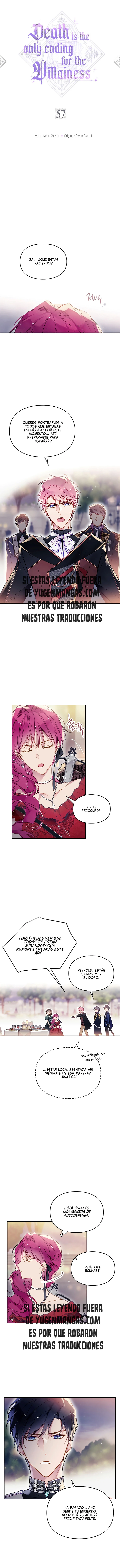 El Único Final De La Villana Es La Muerte Capítulo 57 - Page 1