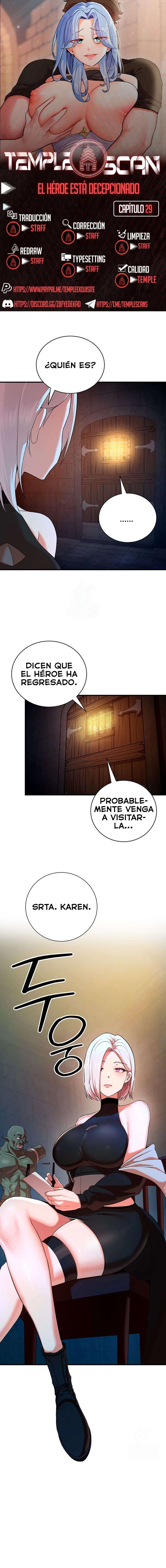 El Guerrero está Decepcionado Capítulo 29 - Page 1