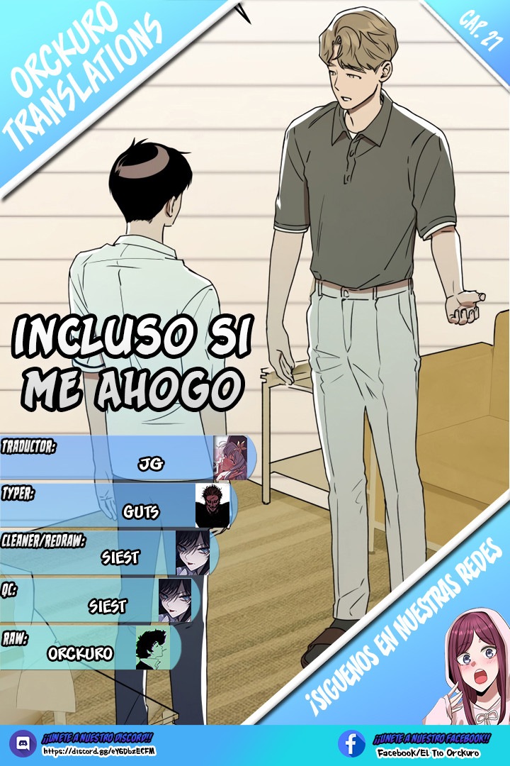 Incluso si me Ahogo Capítulo 27 - Page 1