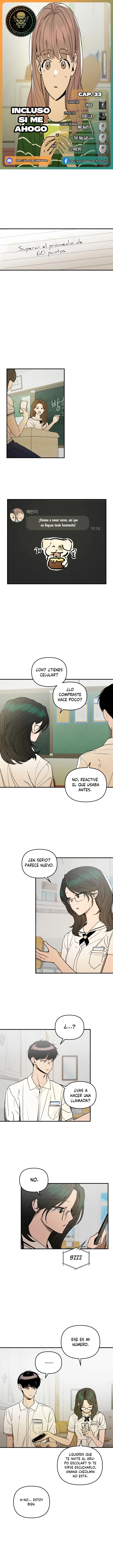 Incluso si me Ahogo Capítulo 33 - Page 1