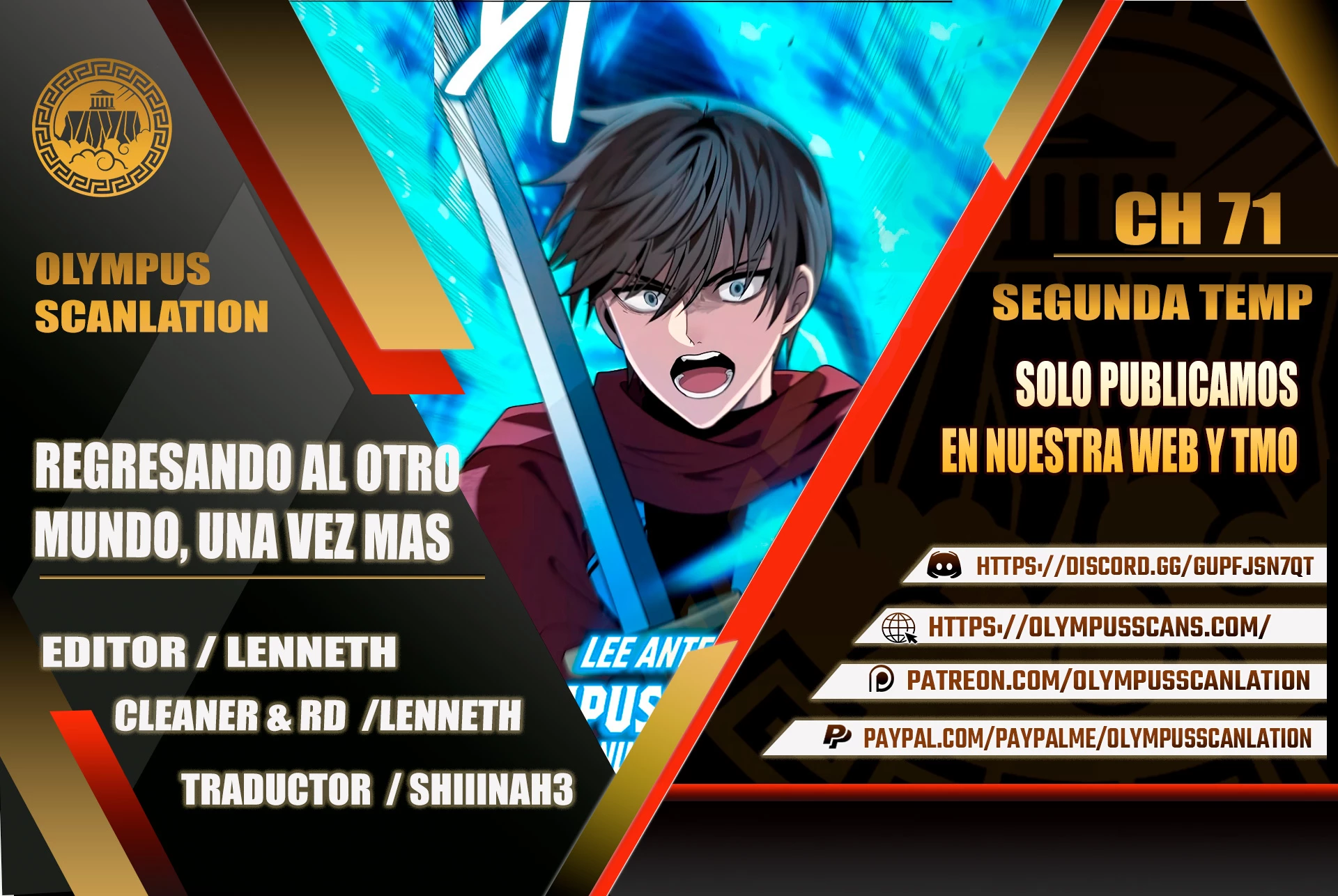 Regresando al Otro Mundo una vez mas. Capítulo 71 - Page 1