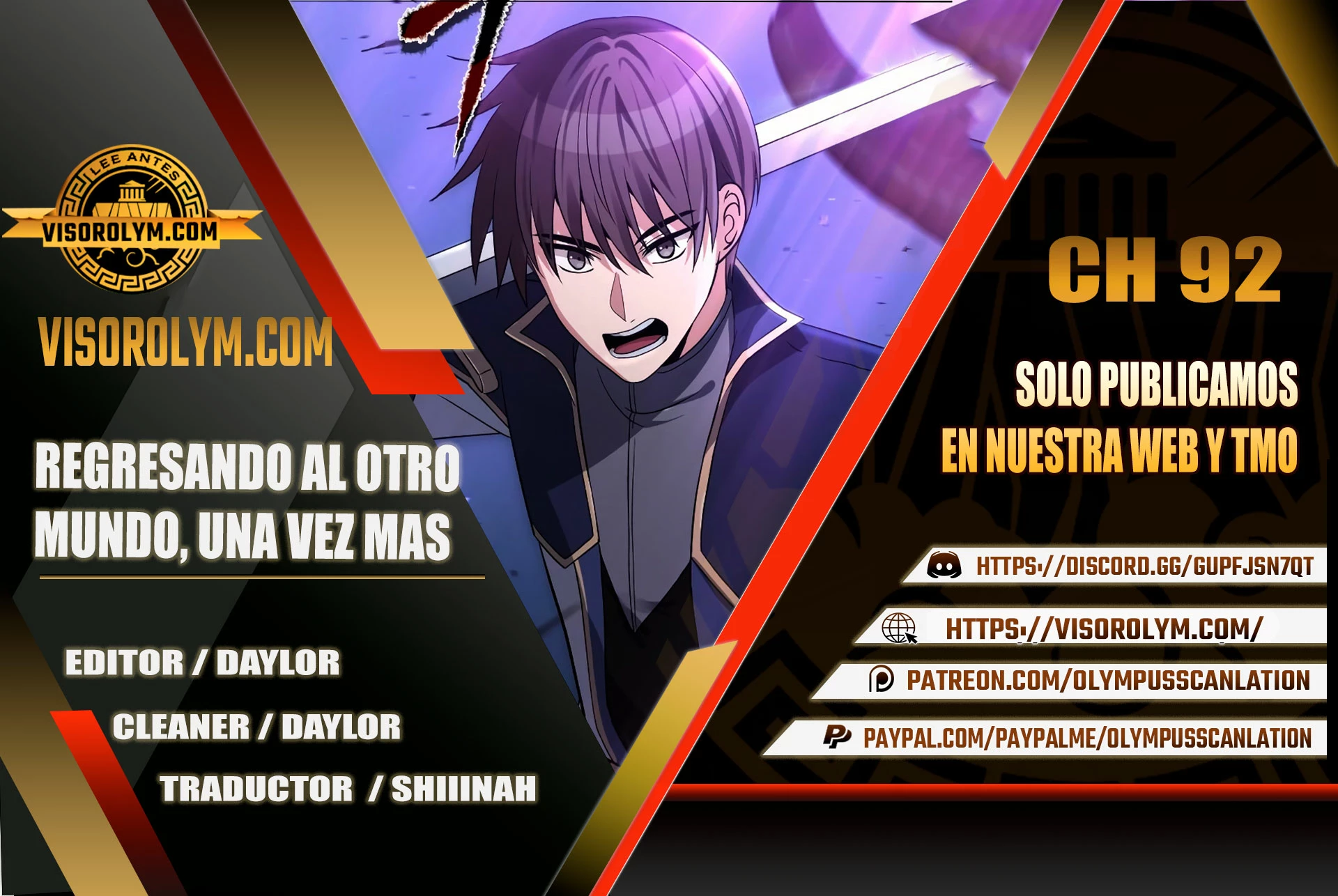Regresando al Otro Mundo una vez mas. Capítulo 92 - Page 1
