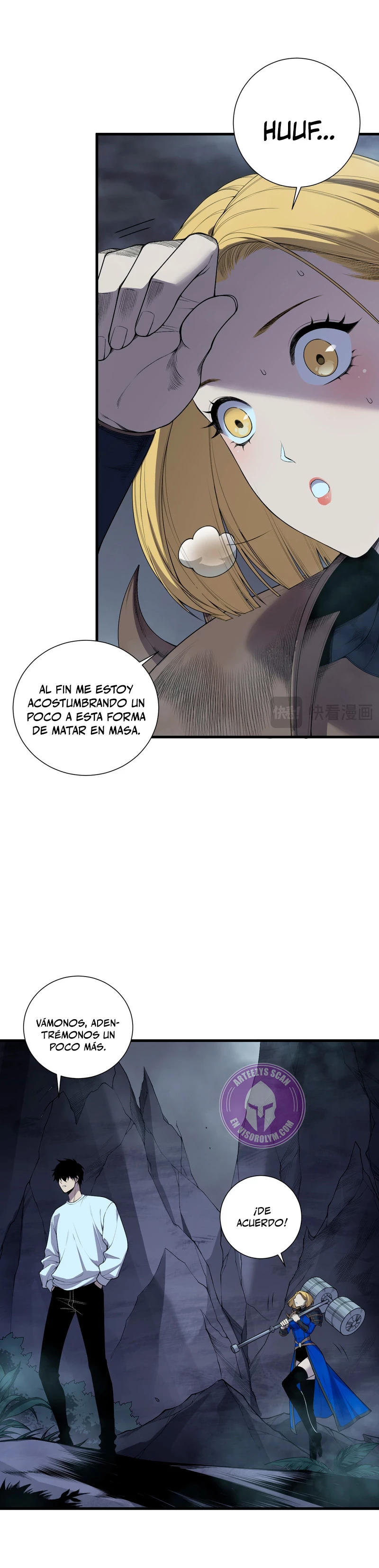 ¡Nigromante¡, ¡Yo soy la plaga! Capítulo 128 - Page 7