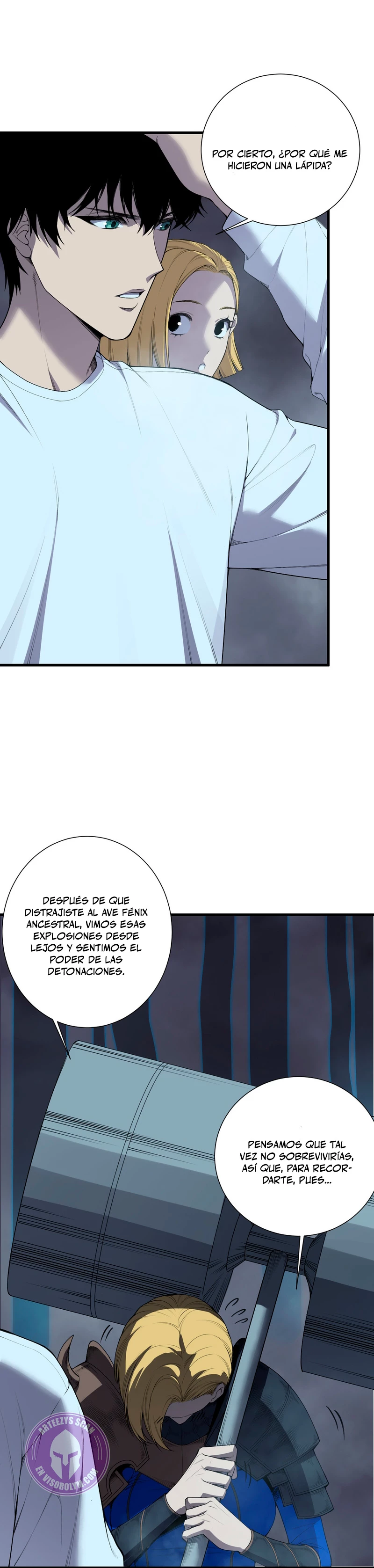 ¡Nigromante¡, ¡Yo soy la plaga! Capítulo 128 - Page 8