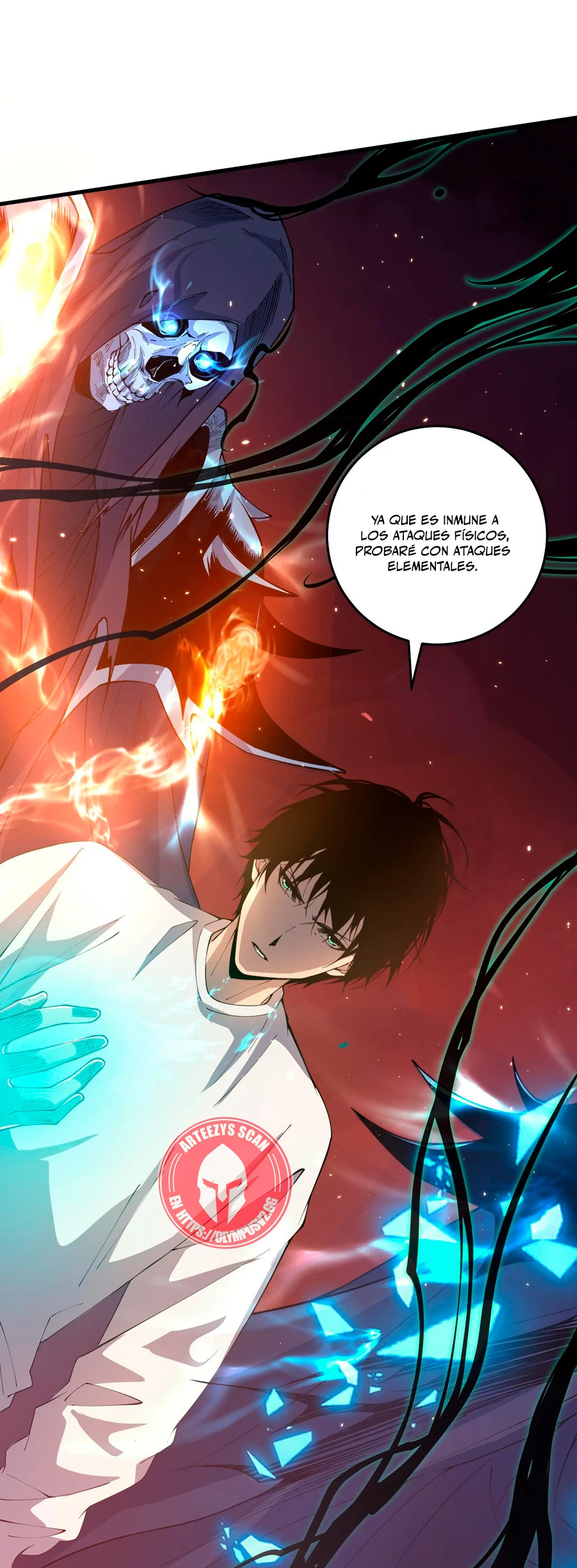 ¡Nigromante¡, ¡Yo soy la plaga! Capítulo 34 - Page 7