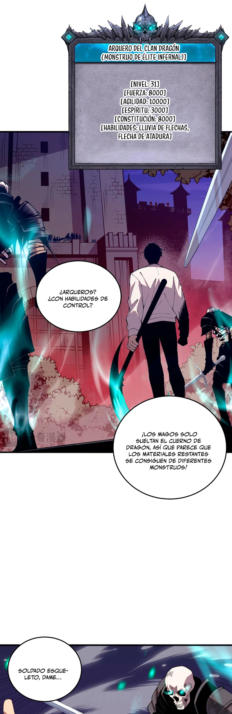 ¡Nigromante¡, ¡Yo soy la plaga! Capítulo 35 - Page 43