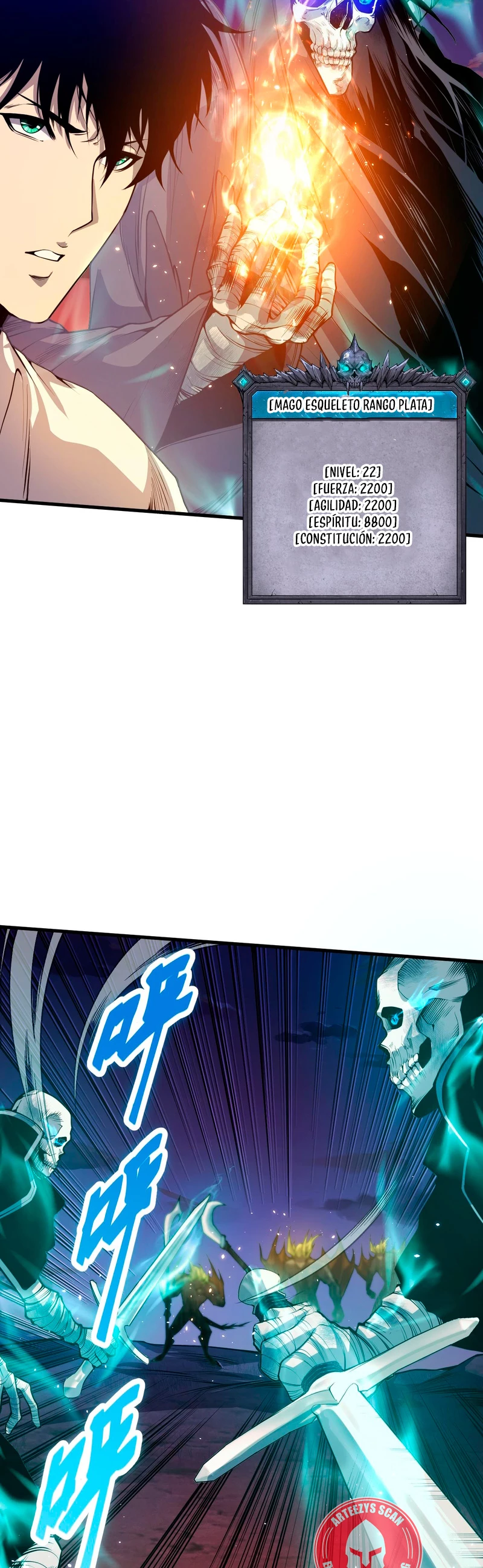 ¡Nigromante¡, ¡Yo soy la plaga! Capítulo 35 - Page 7