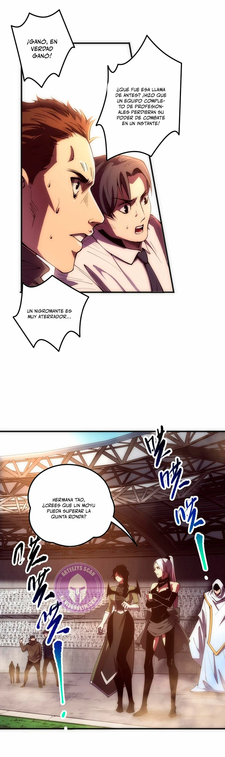 ¡Nigromante¡, ¡Yo soy la plaga! Capítulo 84 - Page 9