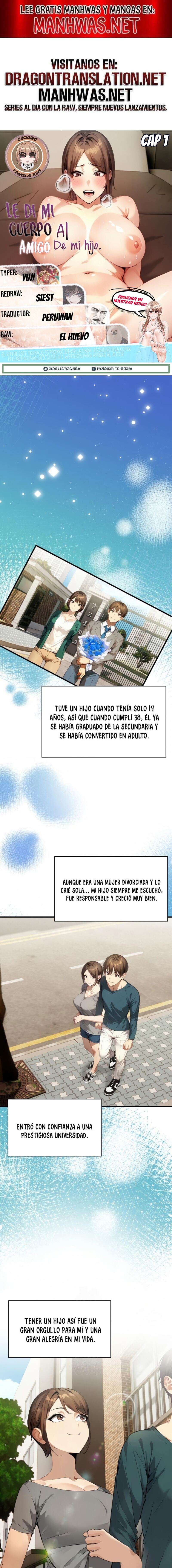 Le di mi cuerpo al amigo de mi hijo Capítulo 1 - Page 1