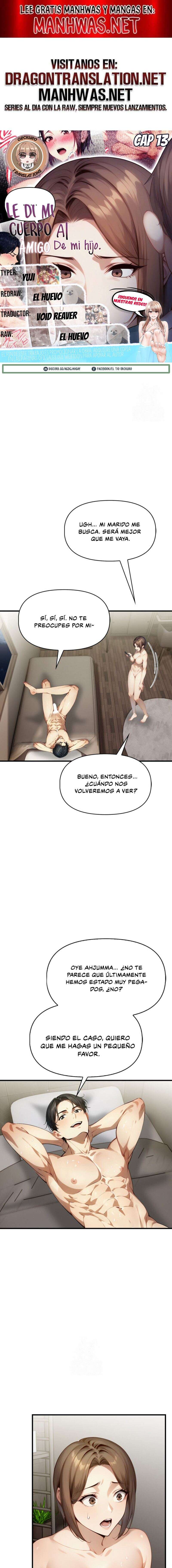 Le di mi cuerpo al amigo de mi hijo Capítulo 13 - Page 1