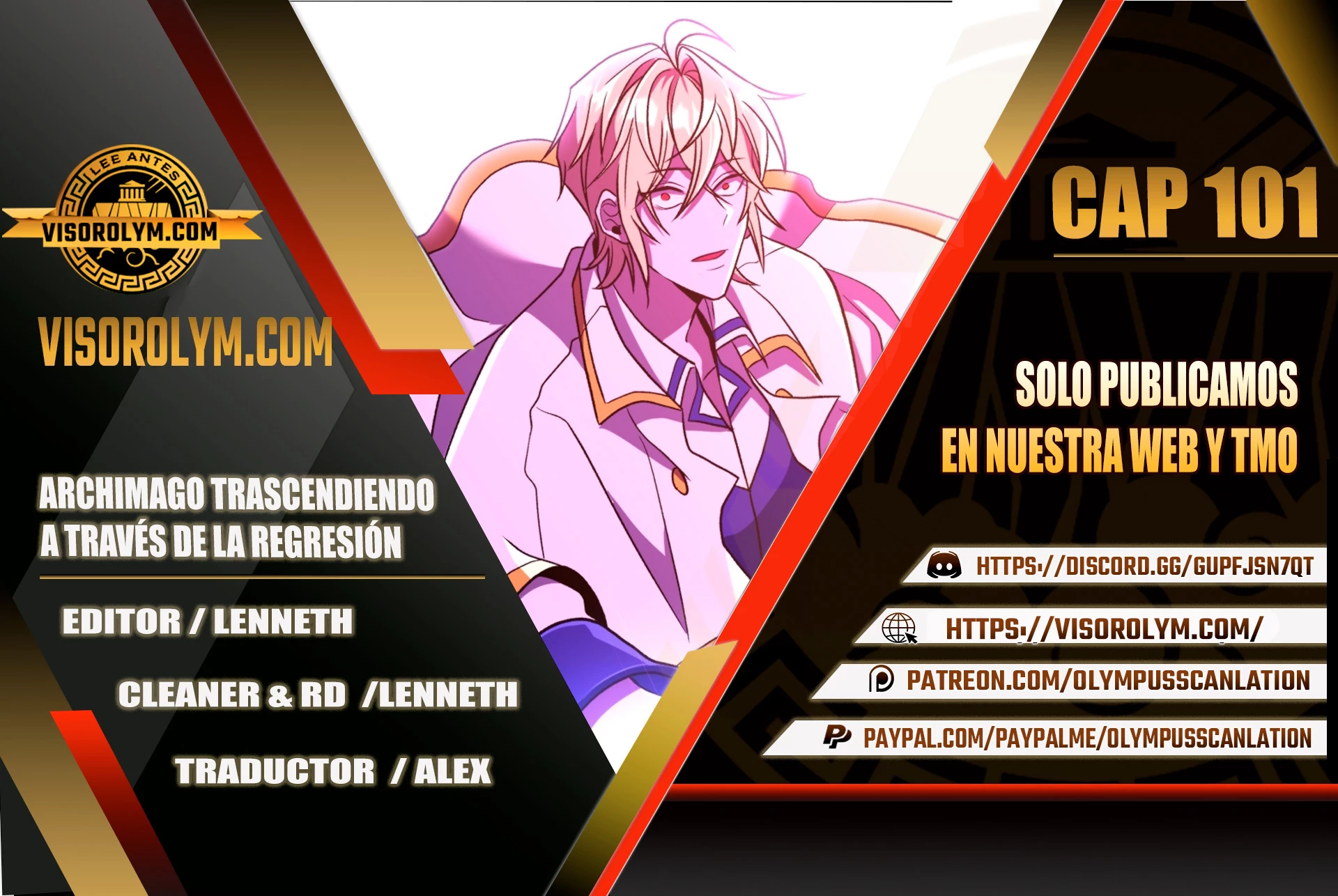 Archimago trascendiendo a través de la regresión Capítulo 101 - Page 1