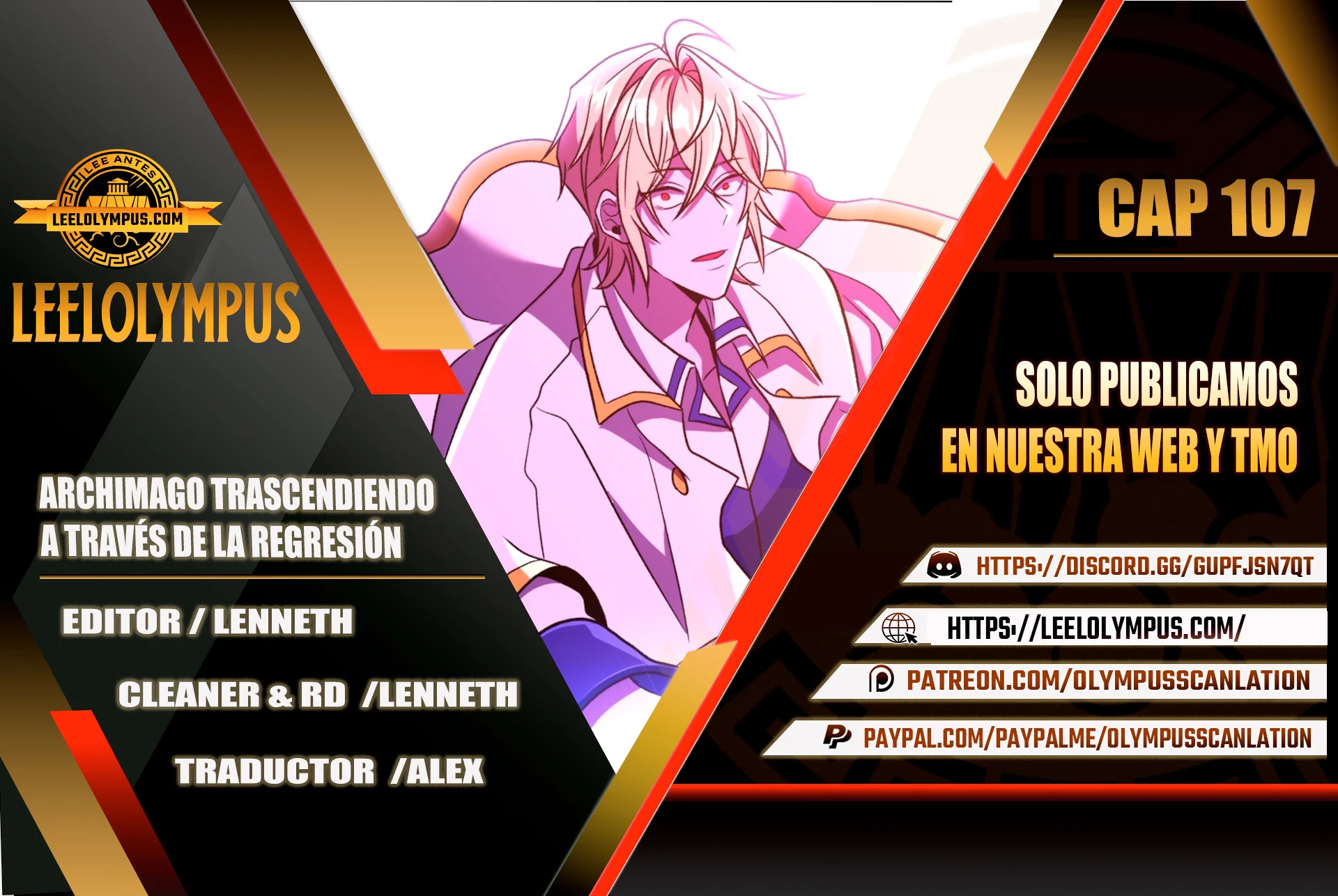 Archimago trascendiendo a través de la regresión Capítulo 107 - Page 1